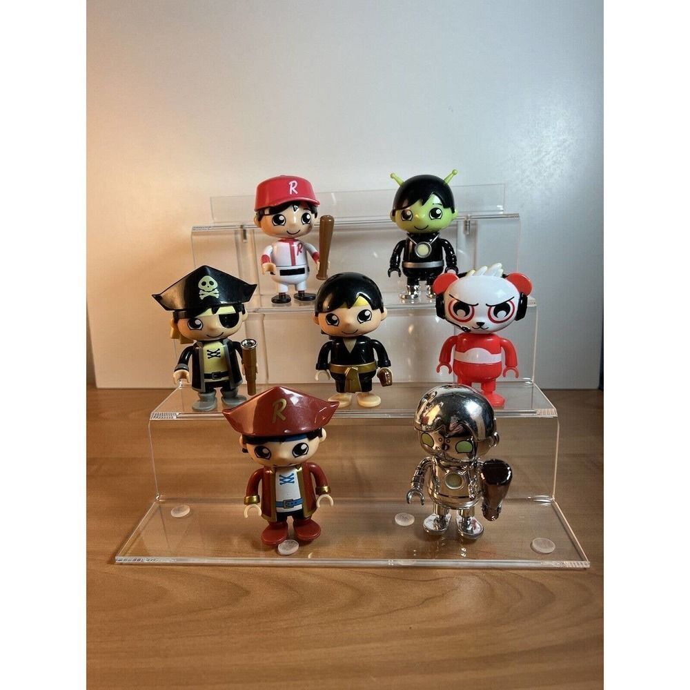 Collection of 7 Ryans World Figures Combo Panda